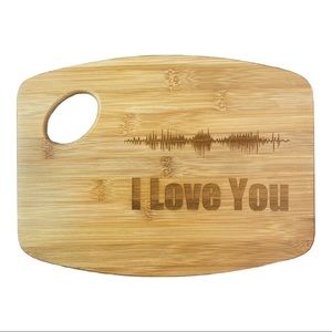 I Love You Laser Engraved Cutting Board
